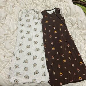 Kyte BABY Sleep Sacks - Rainbow and Mushroom Prints